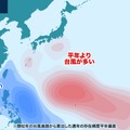 台風の進路傾向