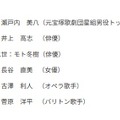 おもな出演者