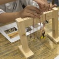 縄文時代のあんぎん編みと弥生時代の原始機に挑戦！（横浜美術大学）