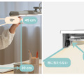 ライトヘッドをデスク面から約45cmの高さに設置し、本やタブレットとの距離を約30cm確保することで最適な18度の遮光角を実現。十分な明るさを保ちながら正しい姿勢をサポートする