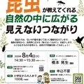 公開講演会「昆虫が教えてくれる 自然の中に広がる見えないつながり」