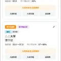 志望校一覧画面（イメージ）