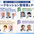 トークセッション登壇者とテーマ