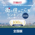 街の住みここちランキング＆ 住みたい街ランキング2026