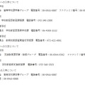 問い合わせ先