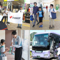 エコ×エネ体験ツアーへようこそ！　JR浦佐駅ではスタッフが笑顔で出迎えた