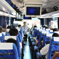 J-POWER「てるさん」が挨拶。「今朝お家で使った電気も、J-POWERがつくった電気かもしれません」
