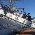 国内体験航海のようす