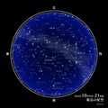 2026年10月中旬の21時ごろの天体