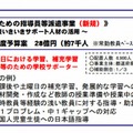 補習等のための指導員等派遣事業