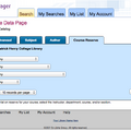 パトリック・ヘンリー大学図書館、教科書検索システム