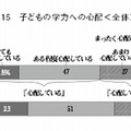 子どもの学力への心配