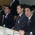 教育再生実行会議であいさつする安倍総理