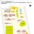 名古屋市立大学 滝子キャンパス構内図