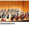 関西フィルハーモニー管弦楽団の演奏と指揮者体験の様子