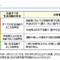 日常生活に関する指針