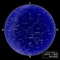 6月中旬21時頃の東京の星空