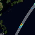 2014年7月5日4時27分頃（日本時間）GPM主衛星DPRによる観測