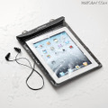 iPad用防水ケース、サンワダイレクト 「iPad防水ケース（ステレオジャック付） 200-PDA029」（iPadは別売）