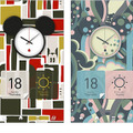 時計、カレンダーなどが収録されたライブ壁紙「ディズニースタイル セレクト」