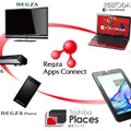 液晶テレビ「レグザ」や「ブルーレイレグザ」と連携する「レグザAppsコネクト」のイメージ 液晶テレビ「レグザ」や「ブルーレイレグザ」と連携する「レグザAppsコネクト」のイメージ