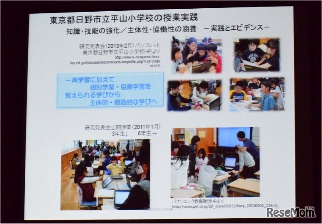 ICT導入の実例、日野市平山小学校の授業