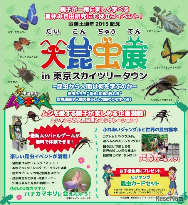 大昆虫展 in 東京スカイツリータウン