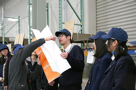 コクヨ工業滋賀にて工場見学・環境学習