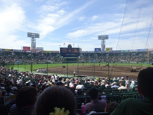 甲子園球場のようす