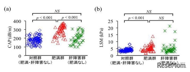 フィブロスキャンの測定結果