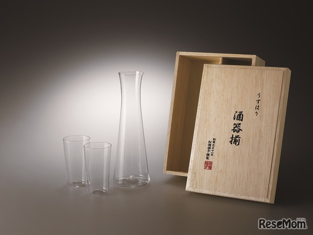 　「ちょっとプラス プレゼントキャンペーン」景品一例　松徳硝子　うすはり　酒器