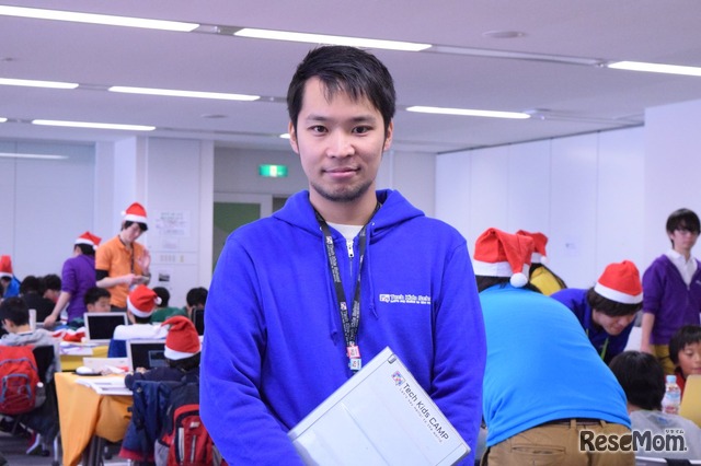 Tech Kids CAMP Christmas代表の上野朝大氏。