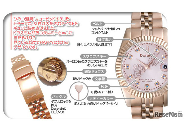 ドラえもん誕生日記念の腕時計 ドラッチ 限定モデル 4枚目の写真 画像 リセマム