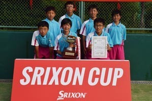 「中学校選抜ソフトテニス大会」西日本男子優勝の印南町立印南中学校