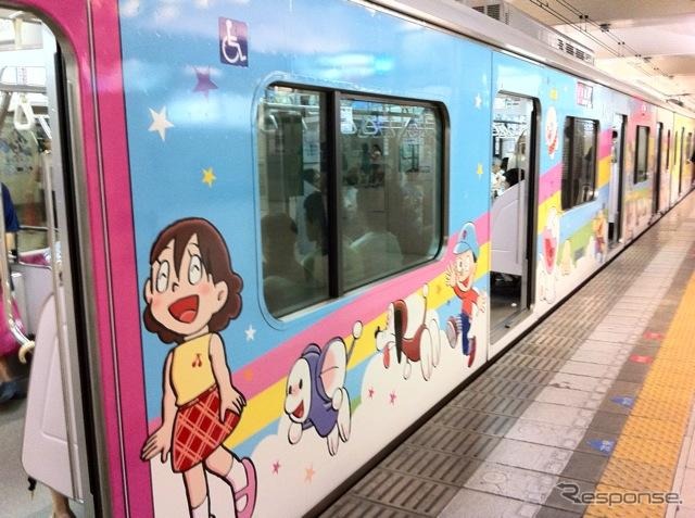 小田急ドラえもん電車、ラッピング中止---東京都条例に抵触