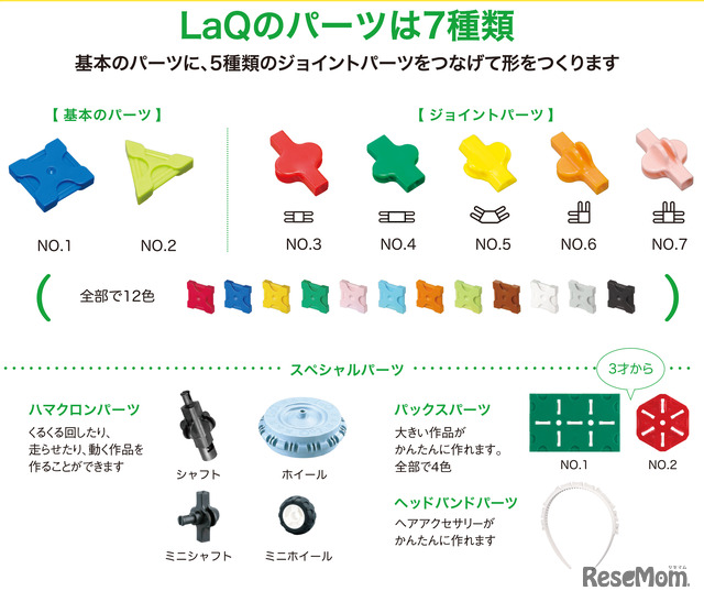 知育ブロック玩具 Laq 4種類 128問のパズルキット2 17発売 6枚目の写真 画像 リセマム