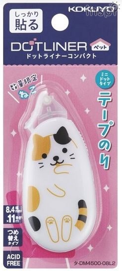 テープのり＜ドットライナーコンパクト＞限定柄（ねこ）