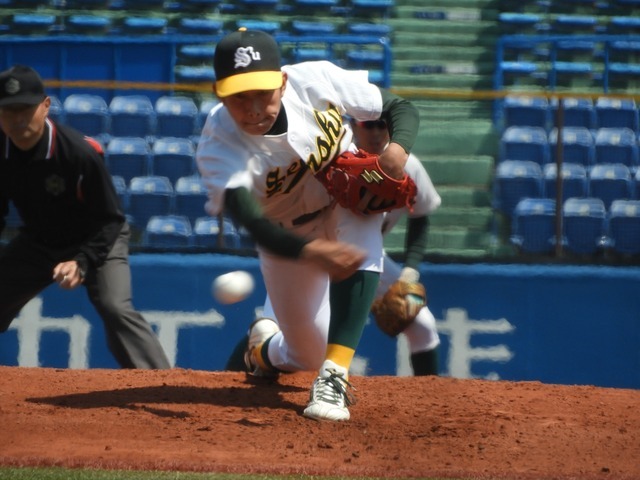 専修大・谷村拓哉君(1年・鹿児島実)