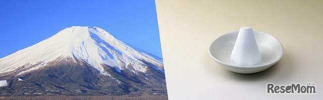 「富士山」と「盛り塩」のデザイン