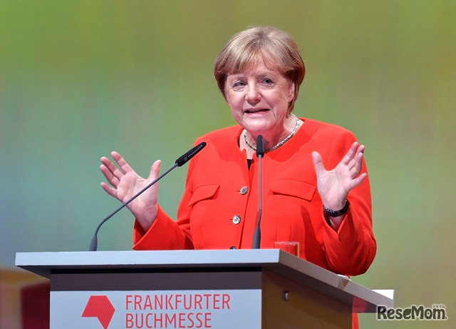 ドイツの「メルケル」首相　(Photo by Thomas Lohnes/Getty Images)