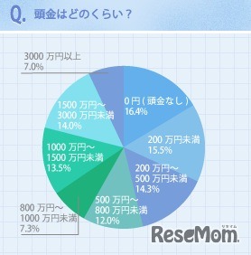 頭金はどのくらい？