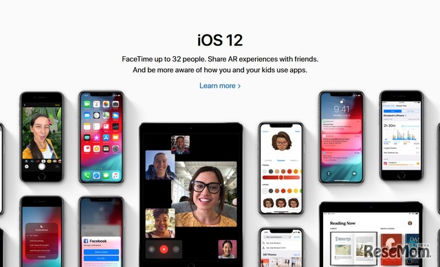 Apple「iOS 12 Preview」