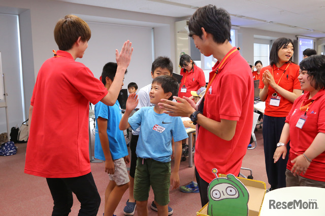 F@IT Kids Club×千葉工業大学プログラミングサマースクール2018のようす／全員ミッション達成！