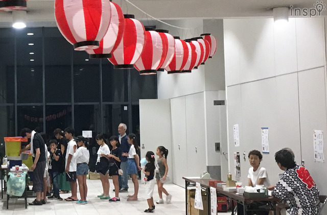 自治会のお祭りイベントの様子