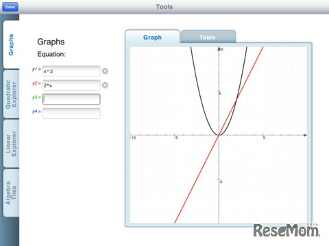 iPad教科書、「代数」教育アプリ「HMH Fuse: Algebra 1」