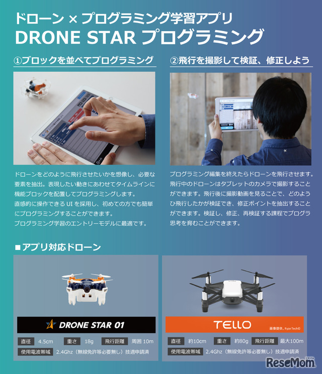 DRONE STAR プログラミング