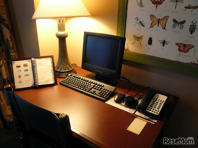 受験時のホテル選びのコツ「客室の勉強机」イメージ