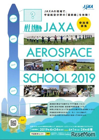 「エアロスペーススクール2019」チラシ