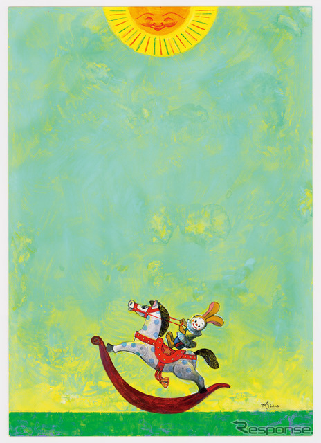 「第36回 日産 童話と絵本のグランプリ」ポスター画像（絵：篠崎 三郎）