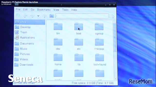 Raspberry Pi、スクリーンショット